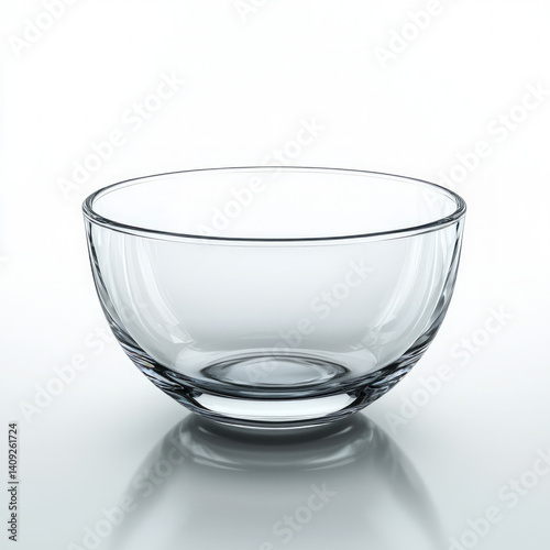 glass bowl isolated