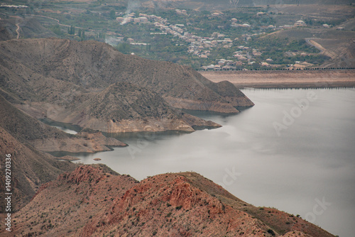 Obraz na płótnie view from the hoover dam w salonie