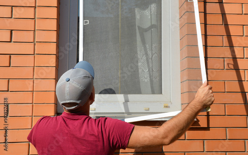 Install Window Fly Screen. A bug screen is a mesh-embedded frame that has been demonstrated to keep out insects such as mosquitoes, flies, and other pests