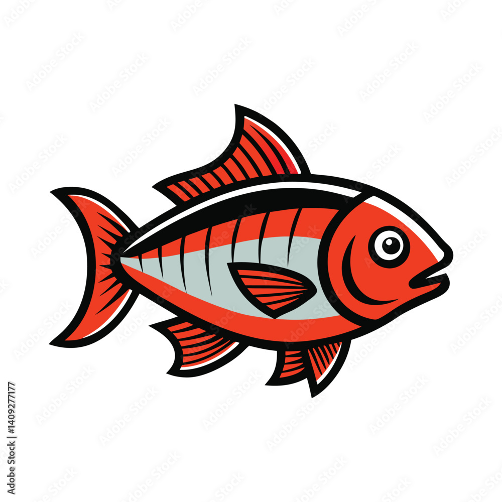 Obraz premium fish vector illustration