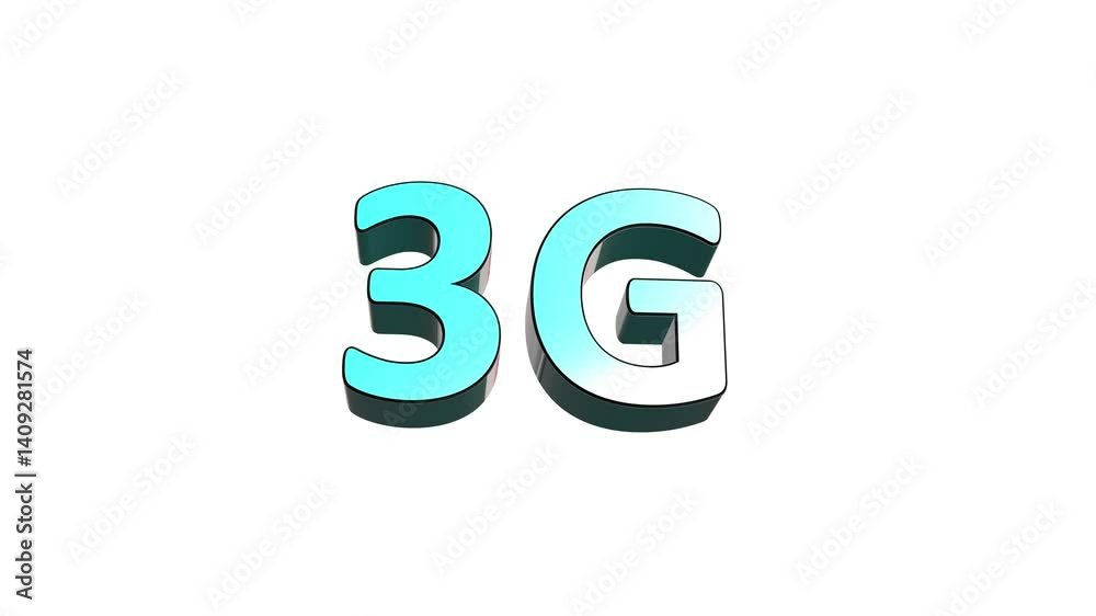 3D 3G text animation . networking concept, Abstract 3G network icon animation, 3D text 5G WIFI wireless internet connection icon concept, 3D 3G text animation . networking concept, Abstract 3G network icon animation, 3D text 5G WIFI wireless internet connection icon concept,
