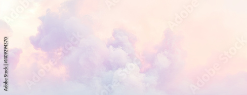 PNG Pastel smoky background clouds dreamy sky.