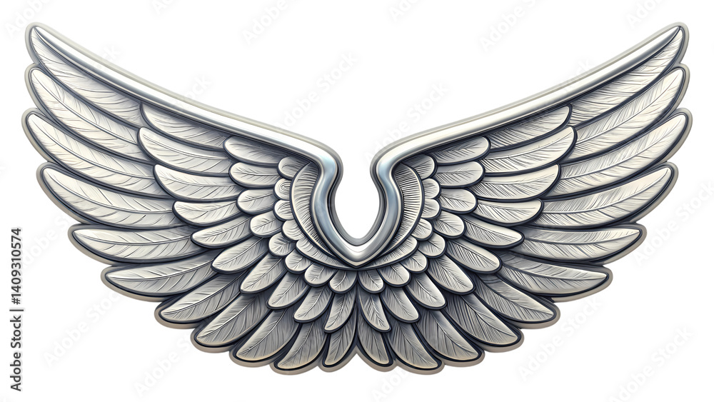 Obraz premium wings icon isolated on white