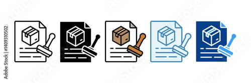 Quality Assurance  Icon Set Multiple Style Collection