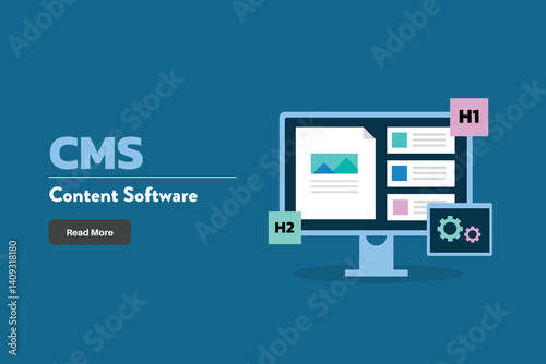 CMS Software, Content management system, CMS for website and blog, Content optimization with header tags