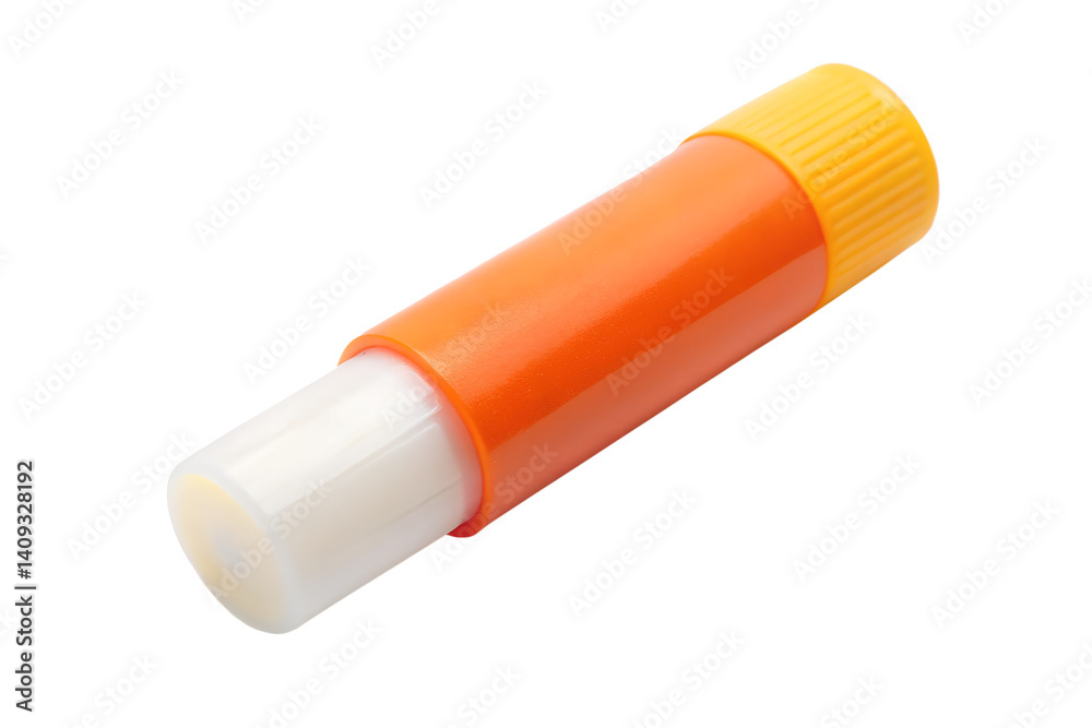 Craft glue stick for kids isolated on transparent background. Craft glue stick for kids isolated on transparent background.