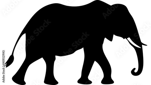 Minimalist Black Icon of Modern Laptop with Open Screen Displaying Blank Space for Creative Design Ideas and Digital Content Creation