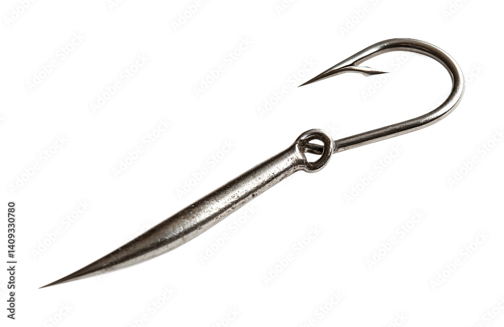 Fishing Hook Baiting Tool - Handy Tool for Efficient Fishing Hook Baiting Isolated on White Background Fishing Hook Baiting Tool - Handy Tool for Efficient Fishing Hook Baiting Isolated on White Background