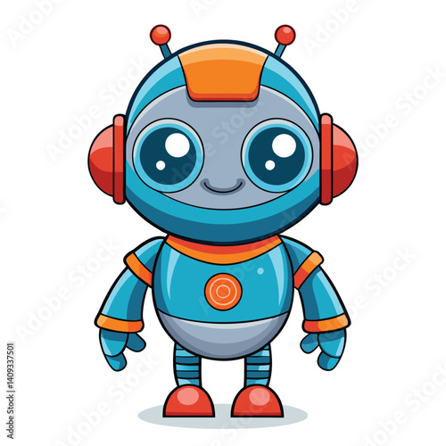 Cute cartoon robot (1)