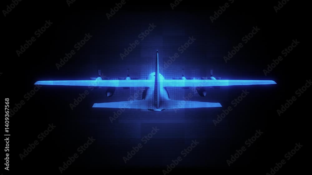 Holographic Ground Assault Plane Holographic Ground Assault Plane