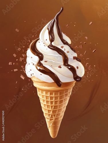 Vanilla Chocolate Ice Cream