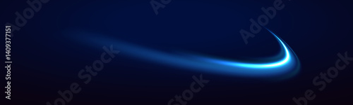 A glowing blue circle floats above a dark background. The light pulses gently, creating a calming and mysterious atmosphere. Ideal for digital or sci-fi interfaces. 