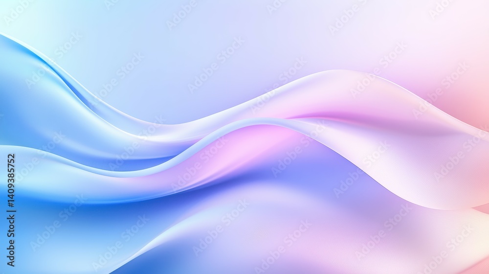 Waves of pastel colors creating a serene and calming abstract background. Waves of pastel colors creating a serene and calming abstract background.