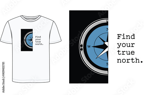 Mountain Direction T Shirt Design