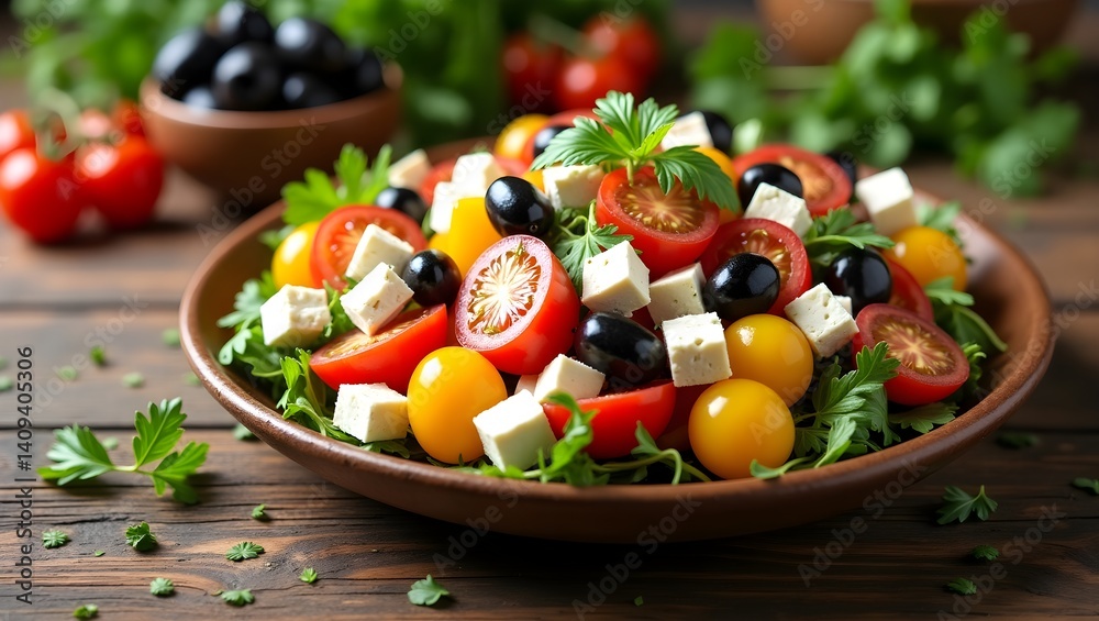 salad with tomatoes and cucumbers salad with tomatoes and cucumbers