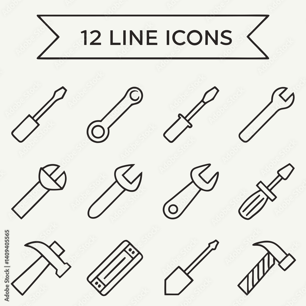 tools icons set tools icons set