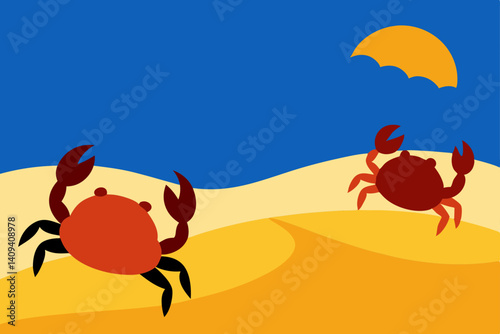 crab on the beach
