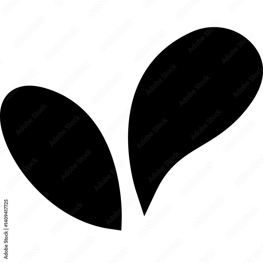 Fototapeta premium vector illustration of a leaf