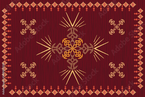Abstract Ethnic Art, Geometric Design, Tribal Seamless Pattern, Fabric Pattern, Print Pattern, Pattern, Art, Cover, Prints, Wallpapers, Carpet Designs, Patterns on products.
