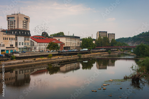 In the historic centre of Lovech photo