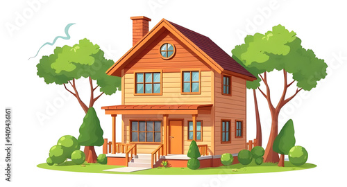 cartoon home art
