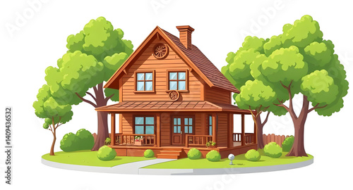 cartoon home art