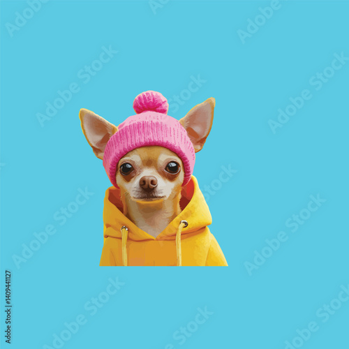 Chihuahua Mom T-shirt Design Vector
