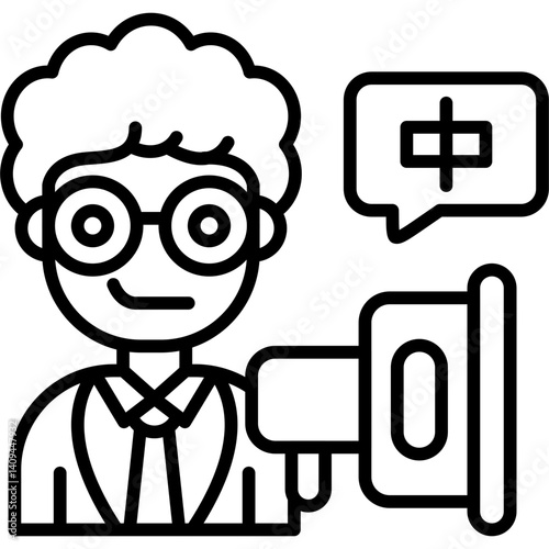 Announcement Icon Vector Element