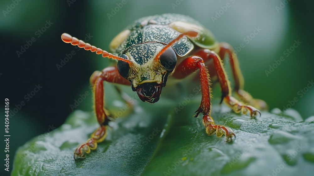 Fototapeta premium Macro Photography of a Beetle