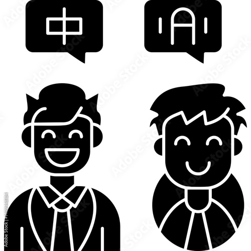 Discussion Icon Vector Element