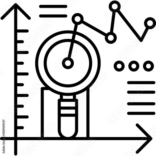 Analytics Icon Vector Element