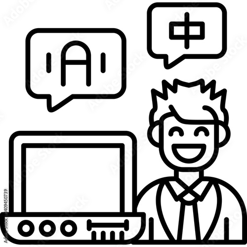 Contact Icon Vector Element