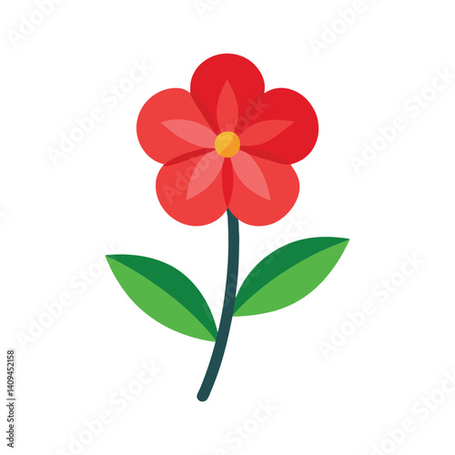 Primrose Flower Icon Vector Illustration
