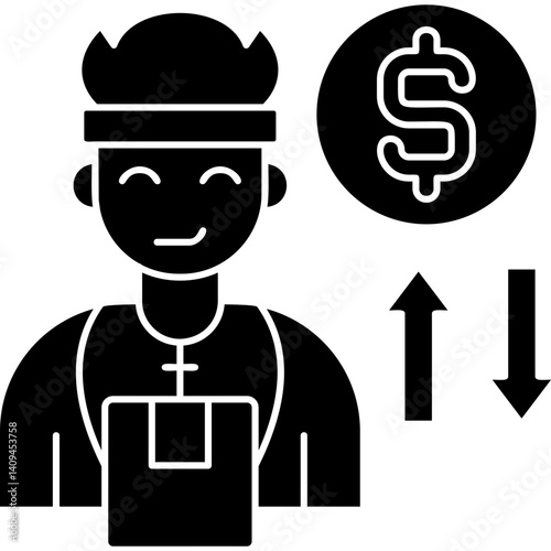 Cash On Delivery Icon Vector Element