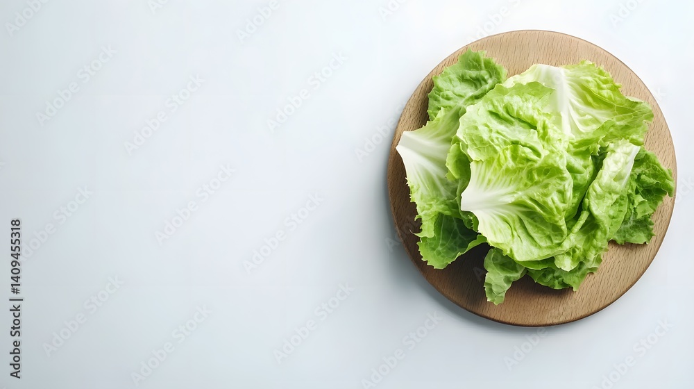 Whole iceberg lettuce on rustic wooden board.
Whole iceberg lettuce on rustic wooden board.