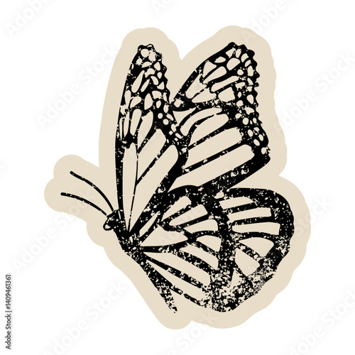 Vintage Butterfly Cut Out