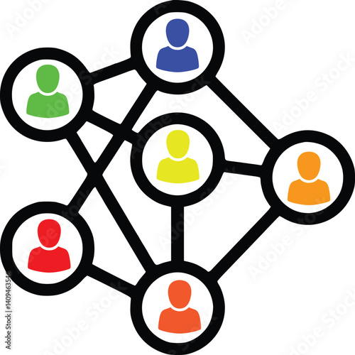 social network connection concept