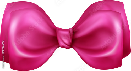3d Pink Bow