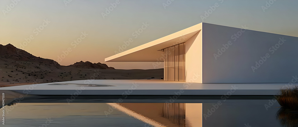 Fototapeta premium Modern Desert Retreat