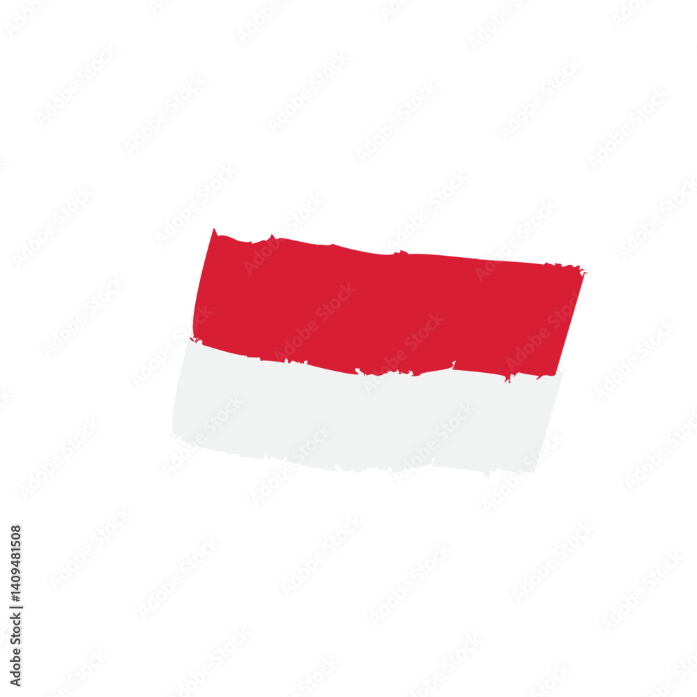 Obraz premium Brush Flag