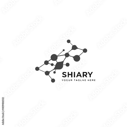 Shiary Molecular Network Logo Design