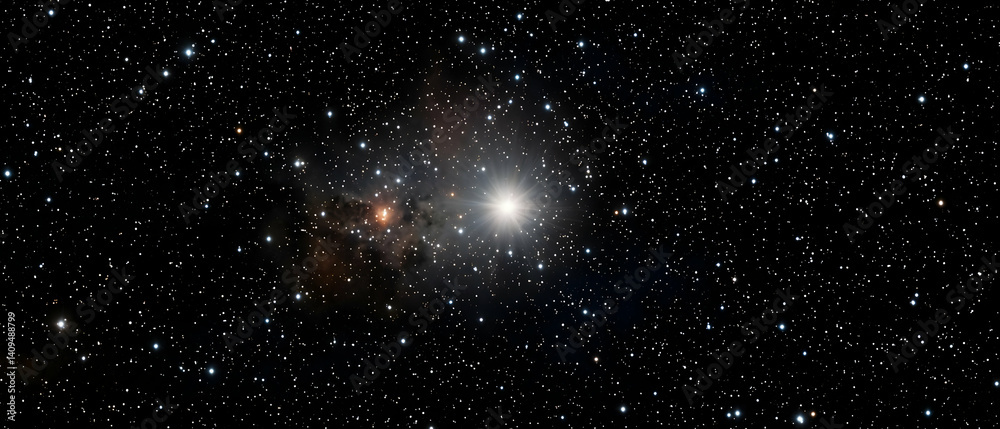 Obraz premium Stellar Nebula in Deep Space