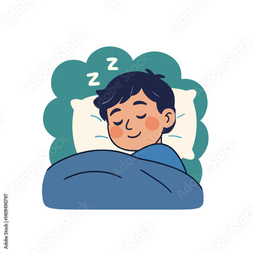 Fun and engaging flat design illustrations of children doing daily activities – studying, jogging, playing guitar, waking up, sleeping, and eating. Great for educational material, kids' content