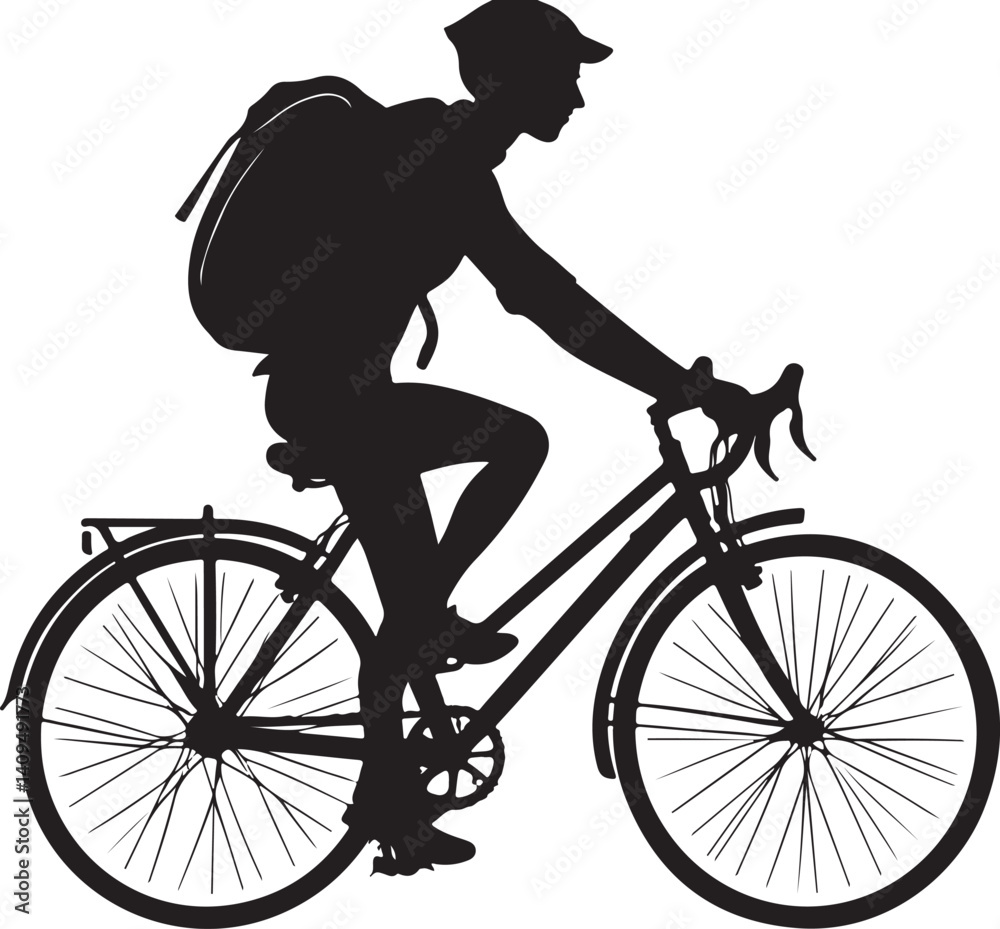 Obraz premium Bicycle Rider Bundle for Cricut