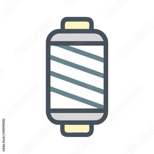Thread Spool Icon Representing Sewing Thread