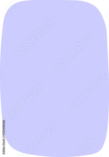 Simple abstract shape with soft rounded corners in a warm purple color.