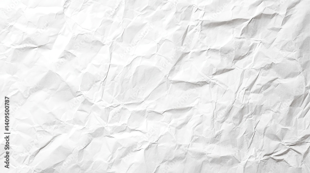 Obraz premium Textured white paper background with subtle creases and natural fibers for artistic and professional design projects.