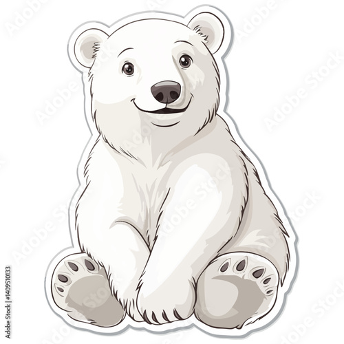 polar bear, animal, vector, transparent background