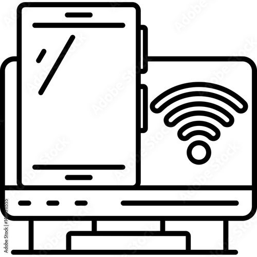 Mobile Hotspot Device Icon