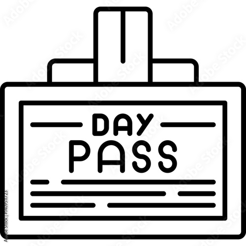 Coworking Day Pass Icon